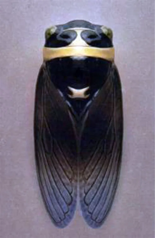 Cicadas - from France - Authenticated Original Louis Sicard Cigale Design