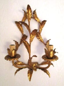 Pierre Mouert | Wall Scounce | Golden Leaves - SALE - only ONE left