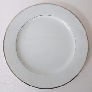 Limoges Charger White Platinum