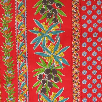 Placemat - Treated - Olives Red or Green or Yellow Placemat - Treated - Olives Red or Green or Yellow