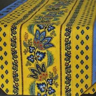 Le Cluny- Table Runner - Lisa Yellow- Treated