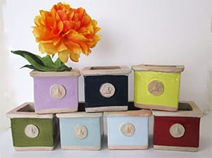 Kew Garden Pottery - Square Herb Pot