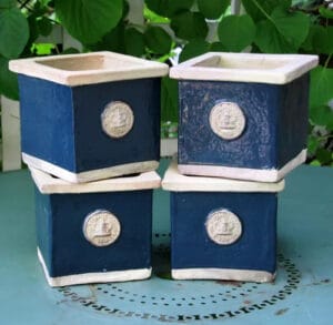 Kew Garden Pottery - Square Herb Pot
