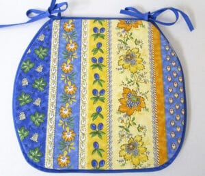 Le Cluny -  Chair Pads - Treated - Monaco Bleu