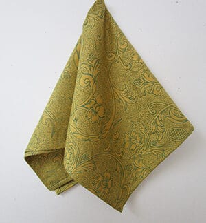 Napkin - Yellow/Green - Jacquard - Set of 4 Napkin - Yellow/Green - Jacquard - Set of 4