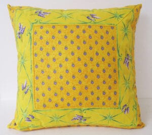 Throw Pillow -  Lavender Yellow