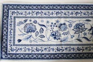 Table Runner - Dubarry blue - Jacquard