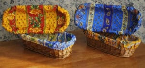 Basket - Bread/Crackers - various colors and designs