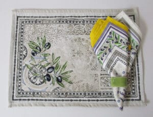 Placemat - Jacquard - Olives