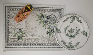 Placemat - Jacquard - Olives