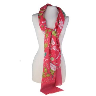 Scarf - Cotton - Brasilia - Red Scarf - Cotton - Brasilia - Red
