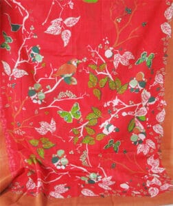 Scarf - Cotton - Brasilia - Red