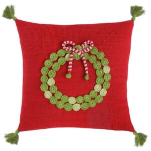 Rect Pillow - Christmas - Ecru