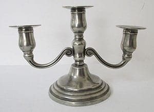 La Maison de L'Etain Pewter  Candelabrum 3 Lights (Copy)