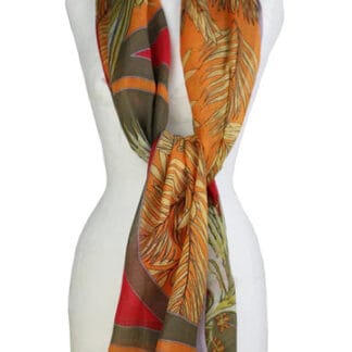 Scarf - Wool - Manaus - Orange/Red