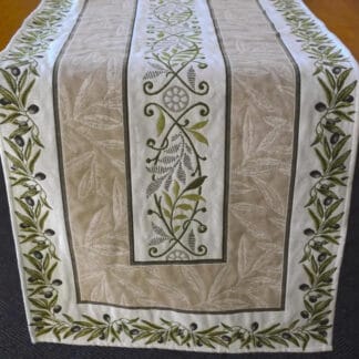 Table Runner - Olive Grove - Jacquard Table Runner - Olive Grove - Jacquard