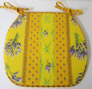 Le Cluny -  Chair Pads - Treated - Lavender Yellow