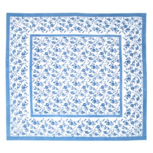 Table Cloth - Square -Pomegranate - cornflower blue